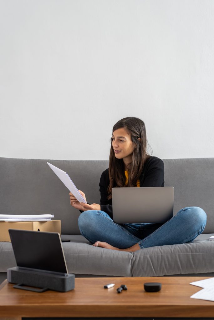 Telecommuting at home